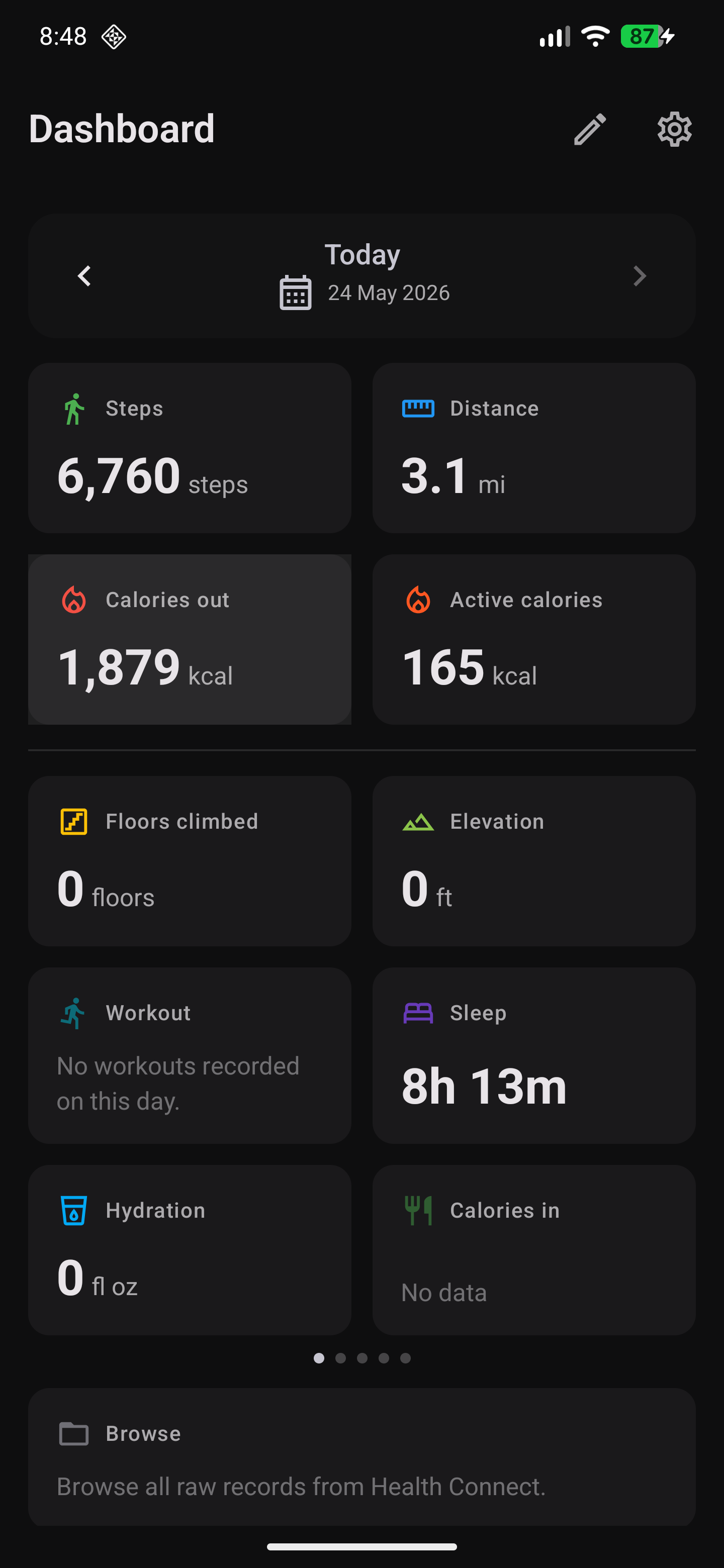 OpenVitals dashboard